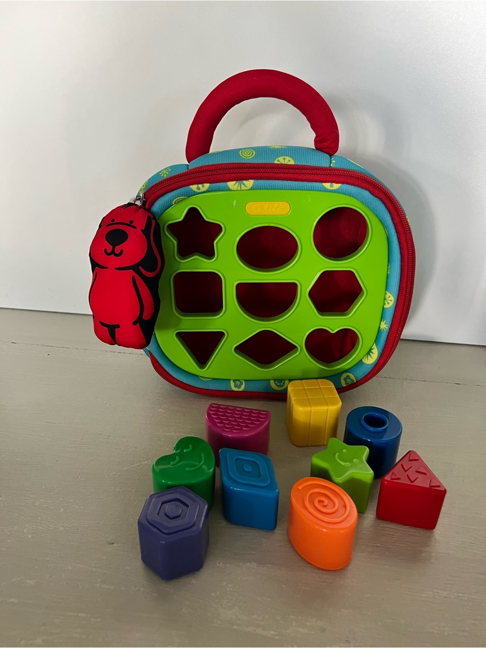 Melissa & Doug K’s Kids Take-Along Shape Sorter Complete 9 Pieces Toddler Toy